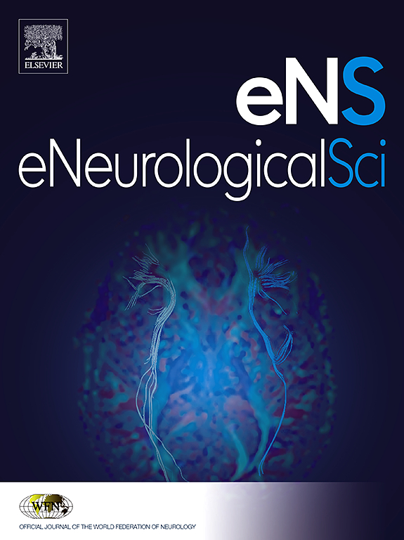 Go to journal home page - eNeurologicalSci